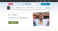 Desktop Screenshot of homecredit.sk